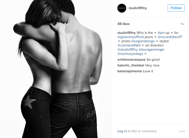Gisele Bündchen e Cauã Reymond posam juntos para Givenchy