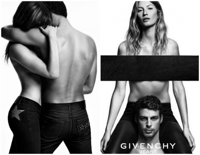Gisele Bündchen e Cauã Reymond posam juntos para Givenchy