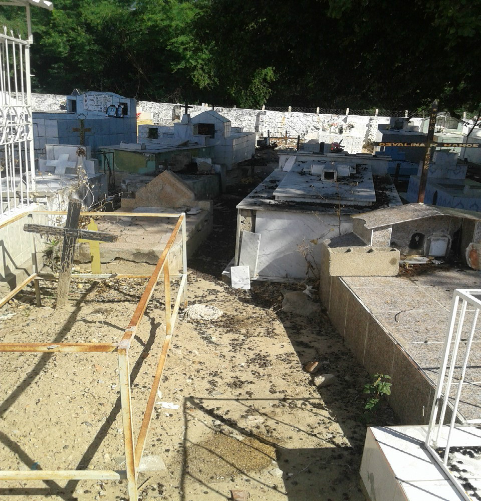 Até o presente momento não foi tomada nenhuma providência sobre o abandono do Cemitério de Uauá – Bahia.
