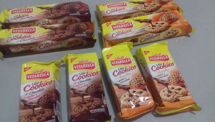 Nova linha Vita Cookies com embalagens práticas e deliciosas gotas de chocolate