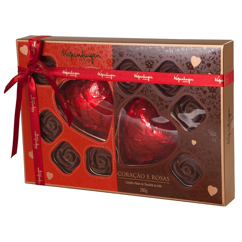 ​​ ​​Kopenhagen traz chocolates em formato de coração e rosa com diferentes sabores para o Dia dos Namorados