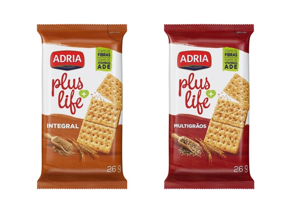 Em apenas um ano, Adria Plus Life está entre as marcas preferidas de biscoitos integrais