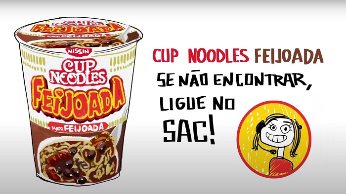Nova campanha da NISSIN reforça sabor único de Cup Noodles® Feijoada